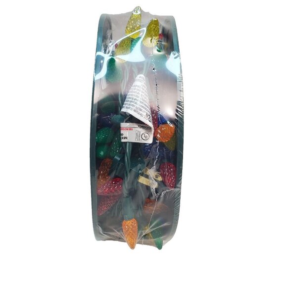 GE StayBright 150 Ct 37.2 ft Multicolor C5 LED Christmas String Lights New Retro - Picture 8 of 13